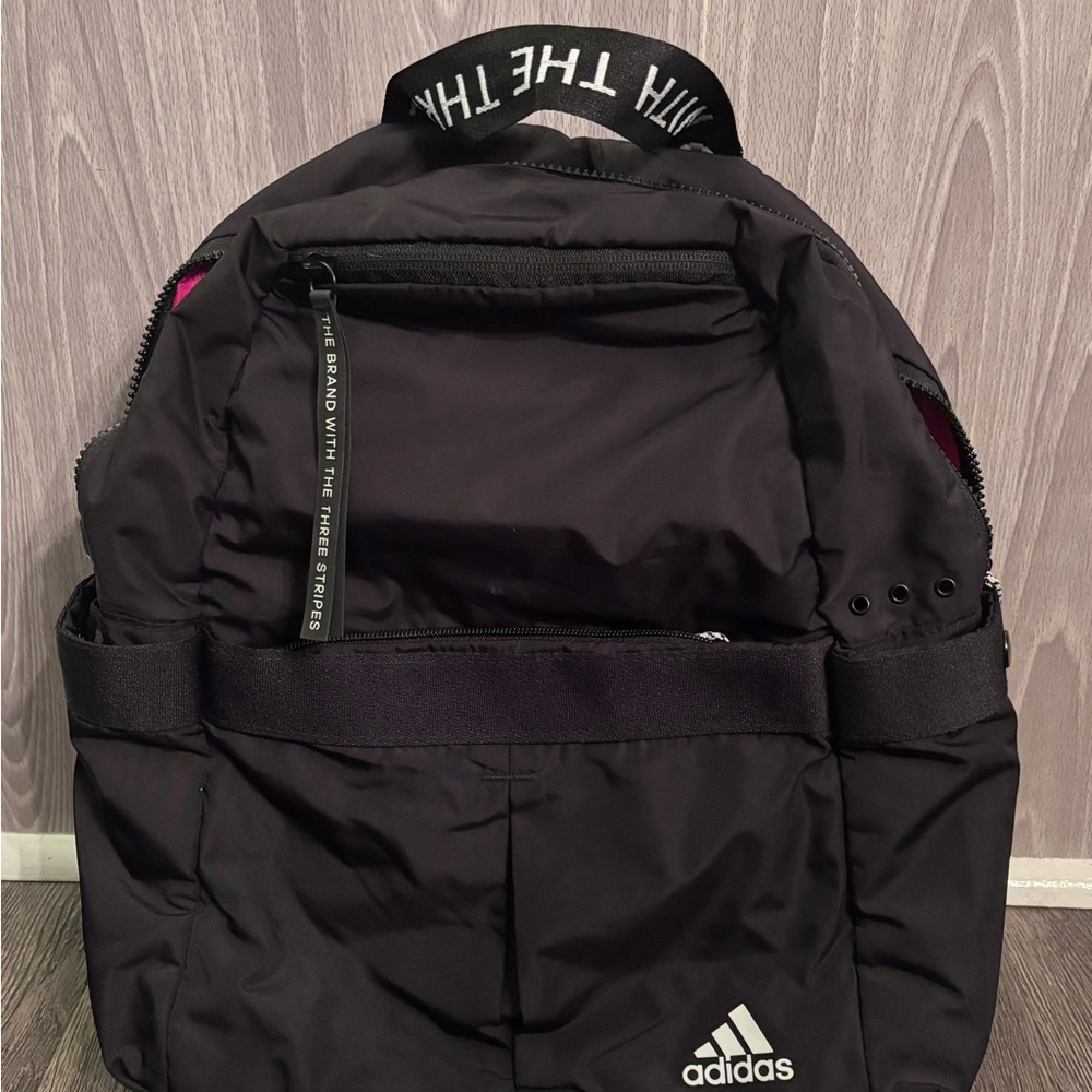 Adidas Black and White Men's Backpack